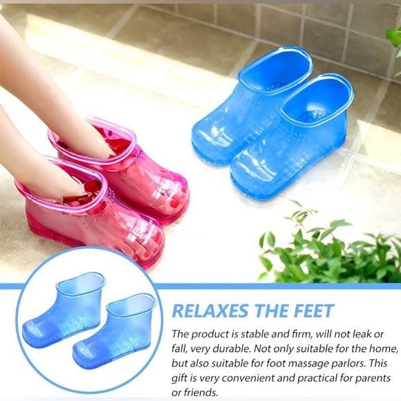 Foot Bath Circulation Portable massage scrub Spa Travel Pedicure Basin shoes - Picture 5 of 15